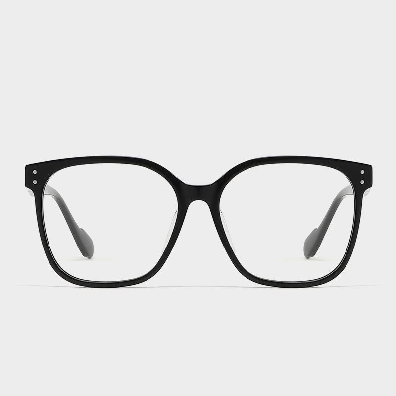 

2024 GM Ацетатные очки с большой оправой и защитой от синего света для больших лиц прозрачный