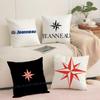 J-Jeanneau Cushion Cover Soft Short Plush Pillow Cover Smooth Cozy Texture Aesthetic Cushion Case Home Decor