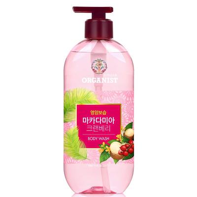 Organist Macadamia Cranberry Body Wash, 500g, 1 Unit