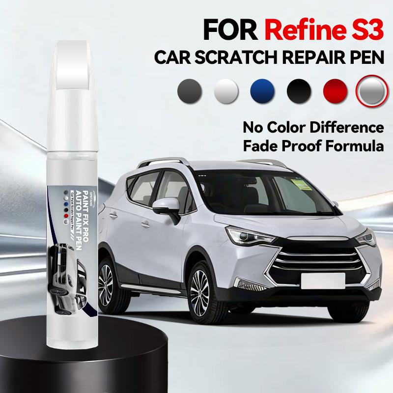 

Vehicle for Exclusive Use For JAC Refine S3 1990-2026 Paint Repair Pen Touch Up Scratch Remover DIY Auto Accessories Black White срібний