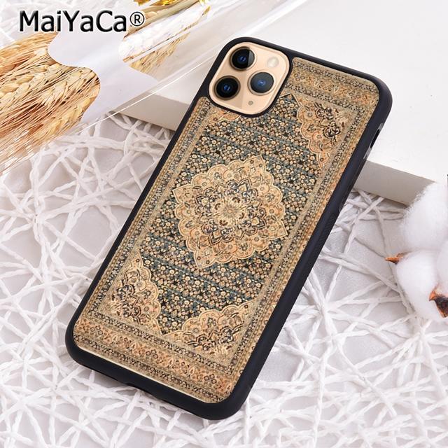 Moroccan Ancient Floral Tiles Phone Case Shell For iPhone 17 Air 12 13 16 pro max 15 14 plus Cover coque