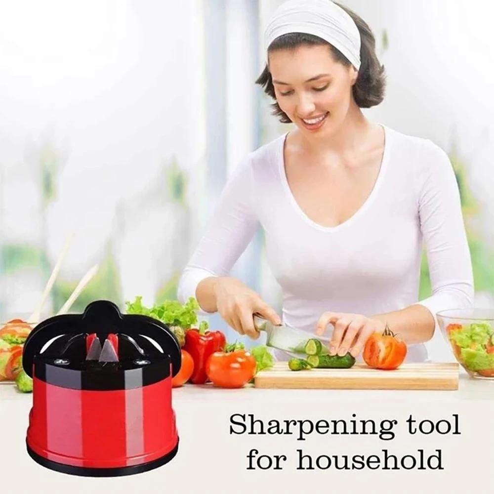 Suction Cup Whetstone Knives Sharpener Professional Knife Sharpening Grinding Stone Tungsten Afilador De Cuchillo Kitchen Tool