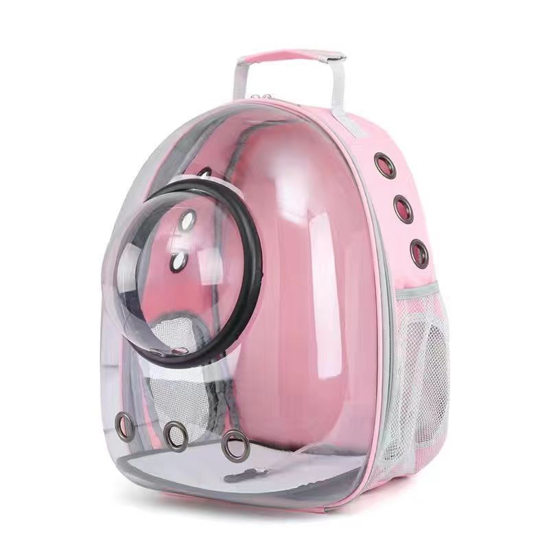 Cat Bag Out Portable Bag Space Capsule Pet Backpack Cat Cage Double Shoulder Transparent Cat Schoolbag Dog Cat Supplies
