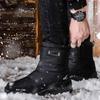 Warm Winter Plush Snow Boots Men Women Outdoor Winter Boots Waterproof Cotton Shoes Wear Resistant And Anti Slip Ankle Boots