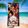 New Anime Character Printed Microfiber Beach Towel Quick Dry Water Absorbent Bath Towel