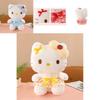 Adorable Strawberry Kt Cat Plush Toy In Multiple Colors Soft Pp Cotton Filling