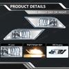 For Honda Odyssey    Fog Lamps DRL Daytime Running Lights Front Bumper Halogen Foglights Auto Daylight Headlight 12V