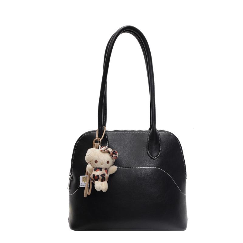 

Large Capacity Bag New Fashion Versatile Shoulder Bag Casual Women s Bag no pendant чёрный