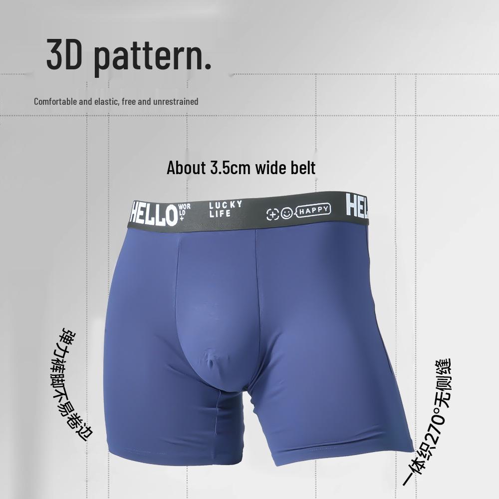 Euro-American Men's Fashionable Breathable Underwear: Comfort-Fit Soft Modal Briefs & Boxer Briefs