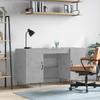 VidaXL Desk Concrete Grey 140x50x75 Cm Engineered Wood 829544