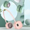 Mechanical Operation Battery-powered Fan Lazy Leaf-Less Hanging Neck Fan Long Battery Life for Sports and Travelling