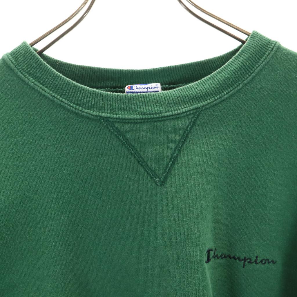 Champion 90er Jahre Old Blue Tag Langarm-Trainer L Sweatshirt mit gebürsteter Rückseite Herren Gebraucht