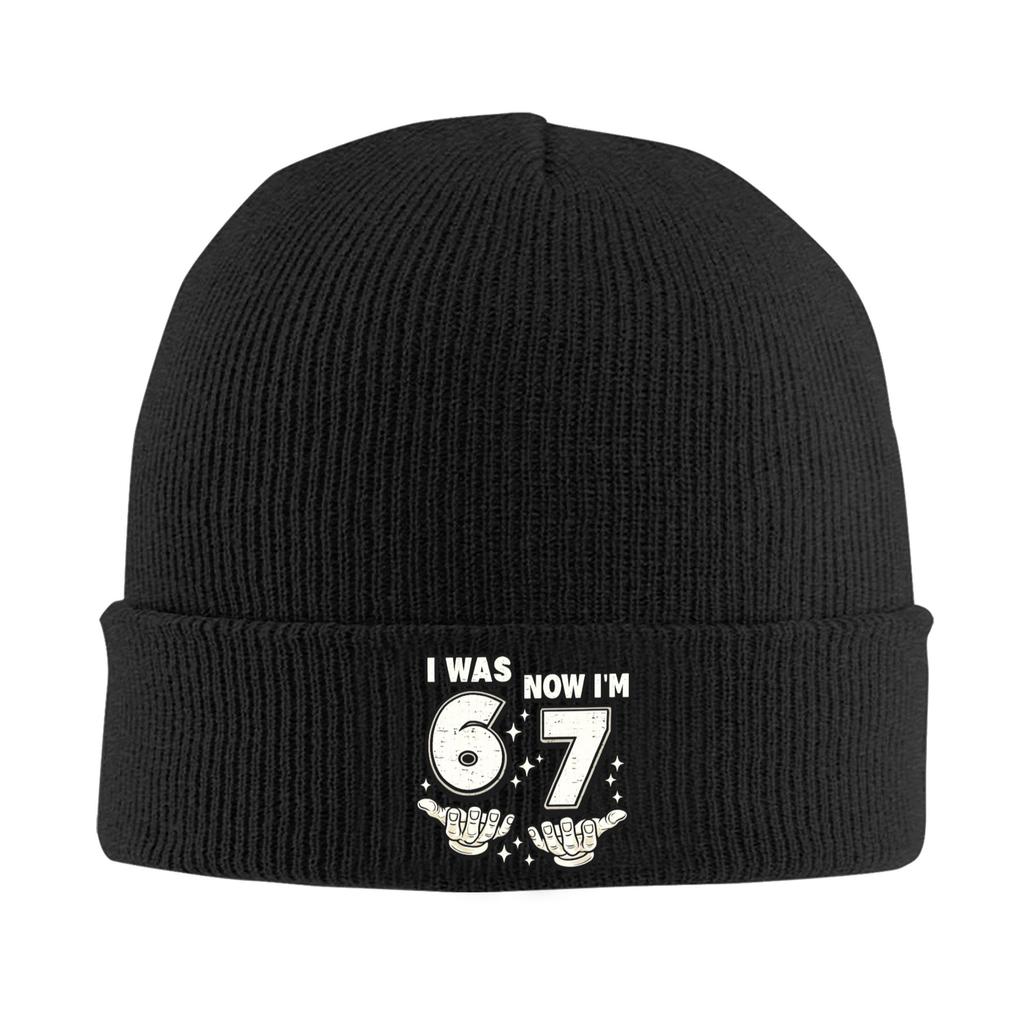 Jesus Says 67 Meme Skullies Beanies Caps Streetwear Winter Warm WoUnisex Unisex Knitted Hats Adult Unisex  Bonnet Hat