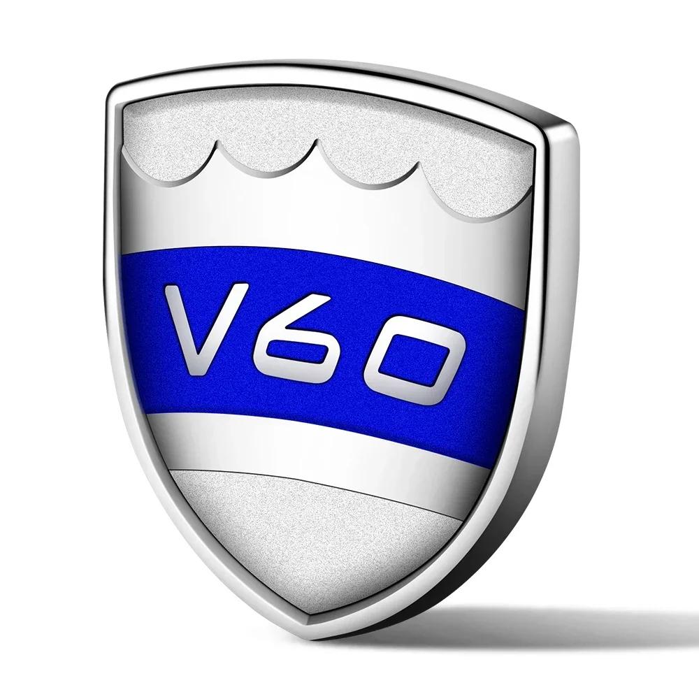 Kovový Letter Car Zadní kufr Znak Samolepka Decal Pro Volvo C30 S40 S60 S60L S80 S80L S90 V40 V60 V90 XC40 XC60 XC90 Znak
