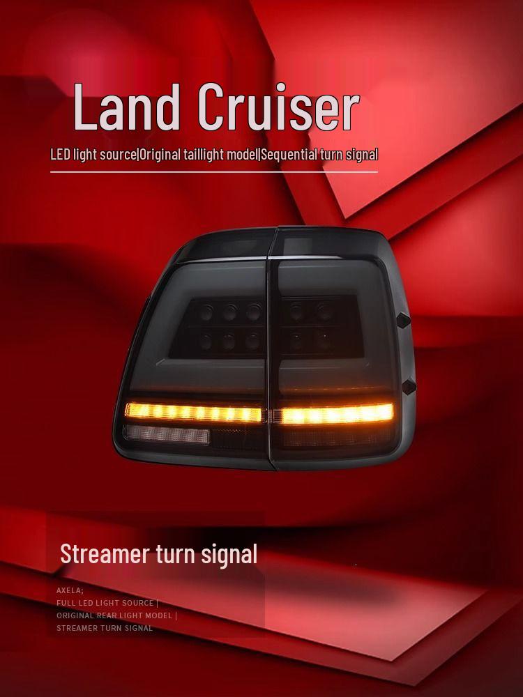 Compatible LED Daytime Running Lights & Sequential Turn Signals for 1998-2007 Land Cruiser LC100 Tail Light Assembly Modification.