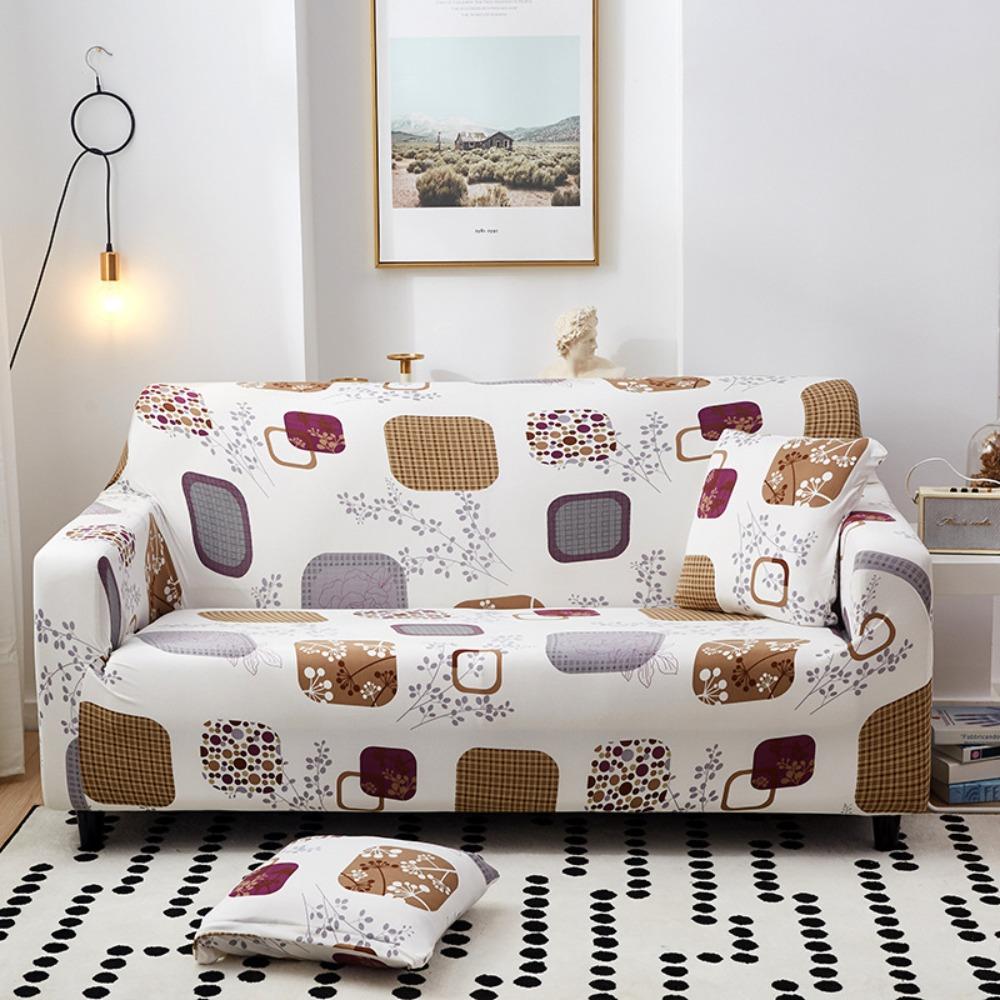 Old Fashioned Armchair Sofa Cover Full Elastic Slip Proof Stretchable Protector