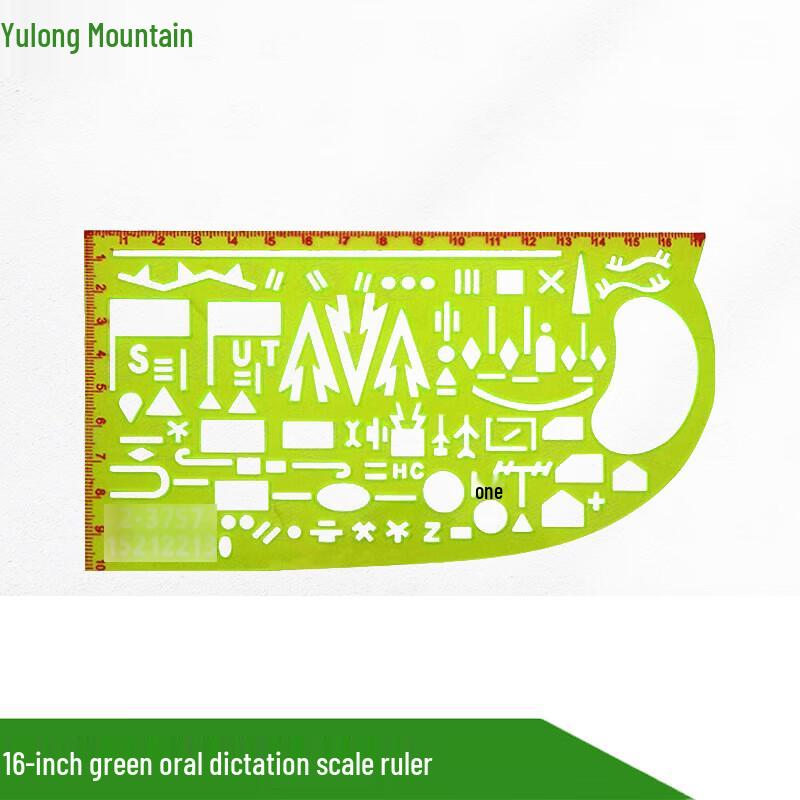 Tactical Multi-functional Map Plotting Ruler