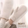 Keep Warm Plush Gloves Fleece Lining Faux Fur Mittens Cute Winter Gloves  Winter Season