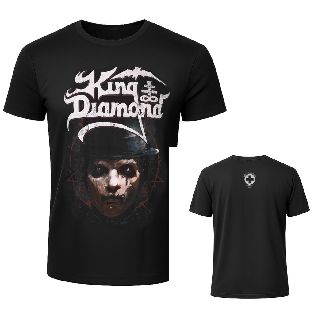 Retro King Diamond Graphic Cotton Tshirt Unisex Summer Short Sleeve Fashion Brand Tee Luxury Casual Vintage Tees