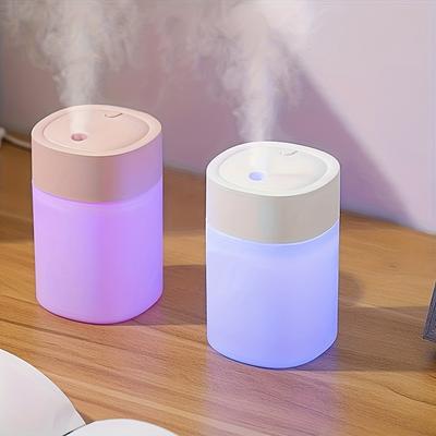 Portable Mini Automotive Aroma Diffuser Cool Mist Quiet Aroma Diffuser 200mL USB Desktop Automotive Aroma Diffuser 7-Color Light For Car/BedroomOffice