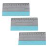 3Pcs Car Window Decal Film DIY Squeegee Window Tinting Tool 14cm 19cm 24cm 29cm Suede Glass Water Wiper Car Accessories