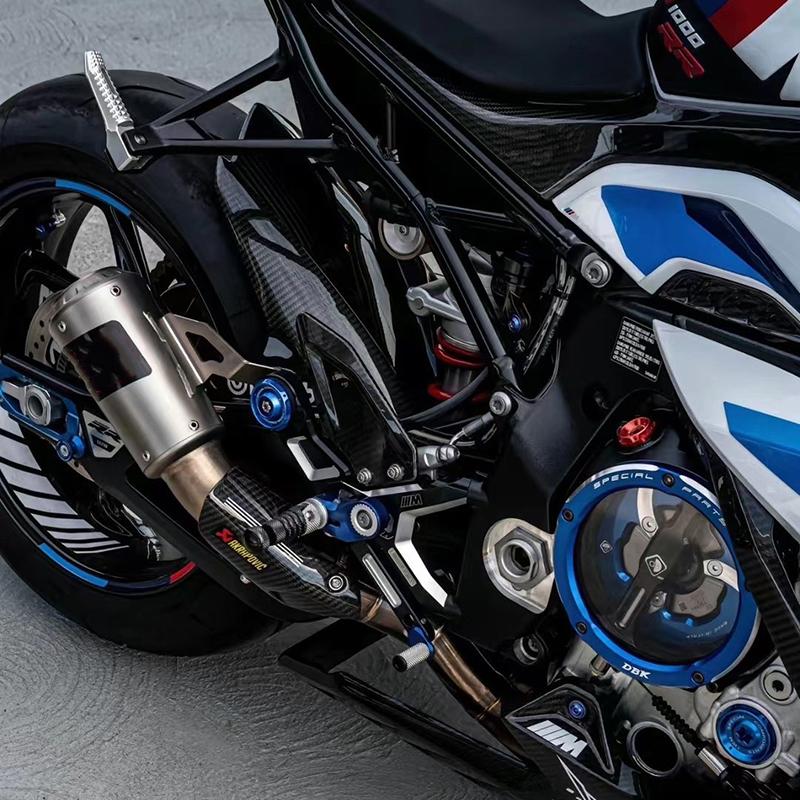 Slip On Line For BMW S1000RR 2019-2023 S1000R 2021-2025 Motorcycle Exhaust System Modify Escape Stainless Muffler 60MM Interface