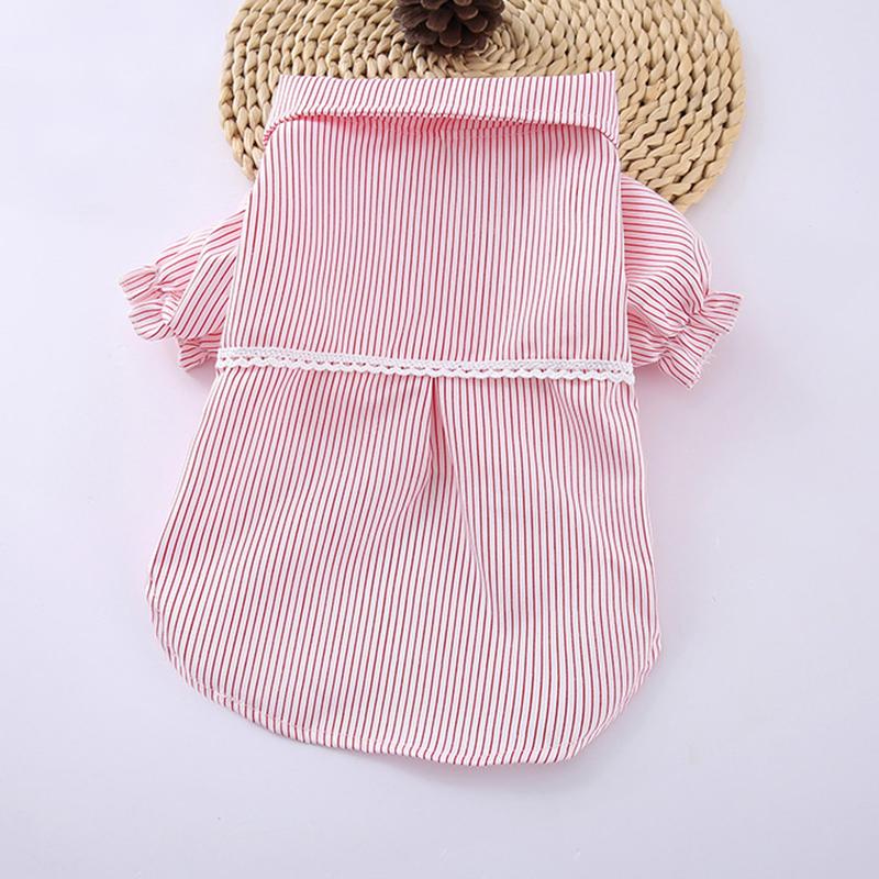 Weiche Welpenkleidung Sommer Haustierkleid für kleine Hunde Katzen Shih Tzu Sphinx Kleider Hemden Katzen T-Shirt mascotas Rock Kleidung