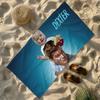 Classic TV Dexter Towel Soft Lightweight Anti-Sand Large Beach Towel Quick-Drying Bath Sports Family
