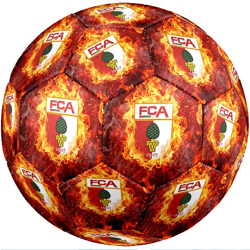 FC Augsburg FC Size 5 Standard Football Durable Training Match Soccer Ball for Adult Outdoor Sports