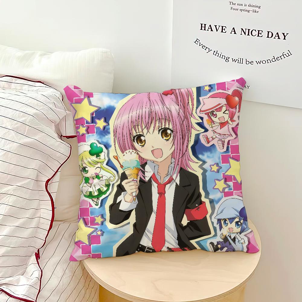 Classic Anime S-Shugos C-Chara Cute Girl Comfortable Soft Hogar Pillowcase For Sofa Living Room Bed Home Decor Protective Covers