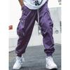 Pantaloni casual da uomo di marca alla moda, multi-tasche, gamba larga