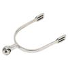 1 Pair Horse Riding Spur Stainless Steel Western Spurs with Roller Ball for Equestrian Boots Horsemanship Lovers Farms