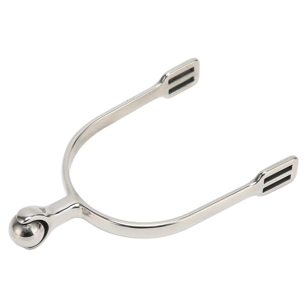1 Pair Horse Riding Spur Stainless Steel Western Spurs with Roller Ball for Equestrian Boots Horsemanship Lovers Farms