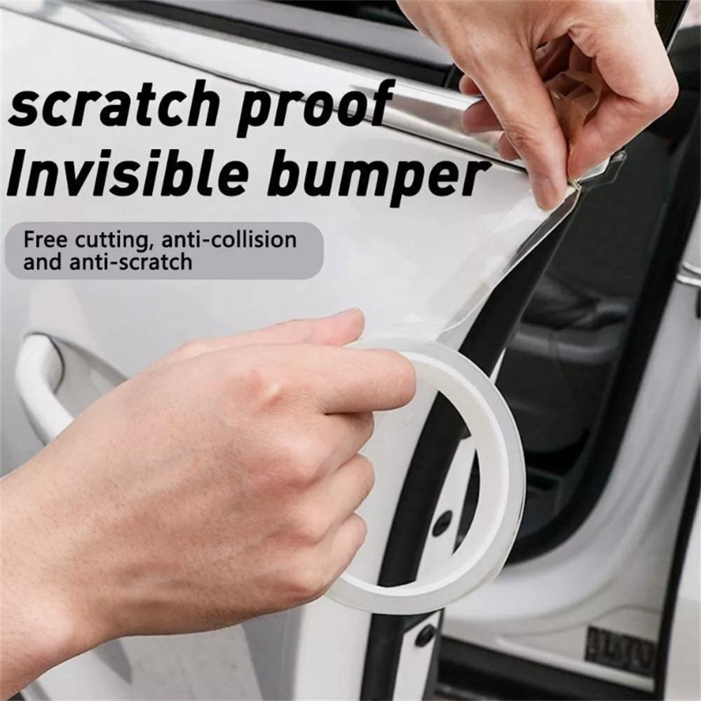 Clear Protector Sill Scuff Car Door Plate Sticker Bumper Body Anti Scratch Strip