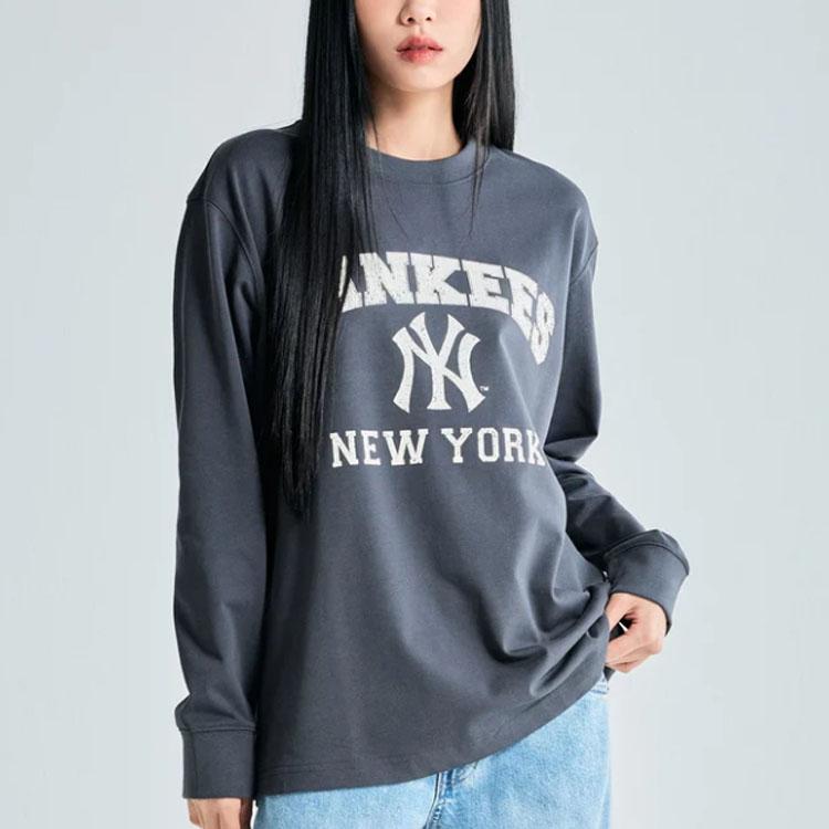 New MLB Set-in Sleeve T-Shirt Unisex Black 3ATSV0134-50CGS