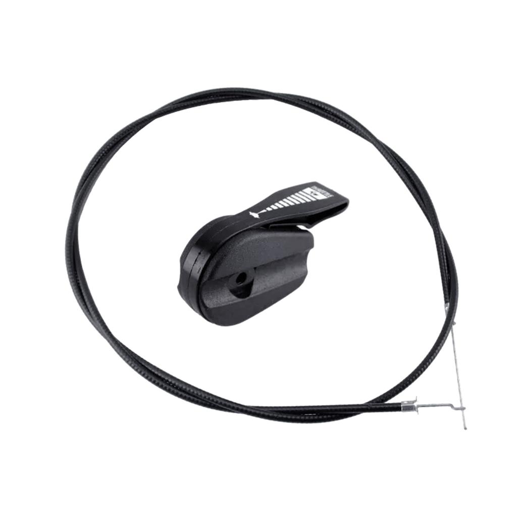 65" Rasenmäher Gaszug Universell Set mit Kontrollschalter Hebelgriff für Rasenmäher Kabelreparatur