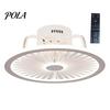 Ceiling Fan Lamp Warm White Light Multifunctional Three Colors Adjustable Modern Minimalist Remote LED Control for Living Room Household Supplies