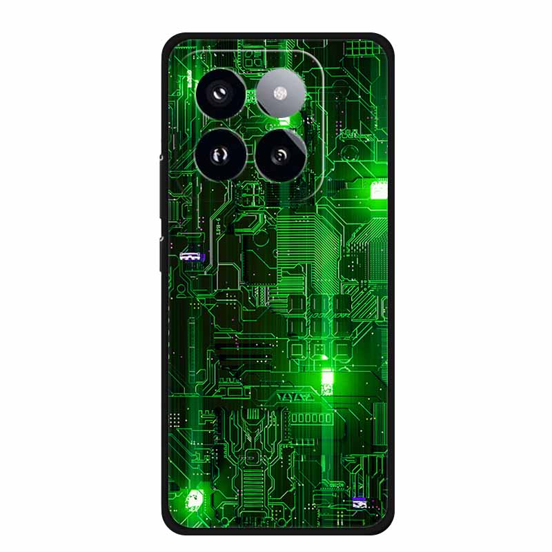 For Xiaomi 14T PRO Case Luxury Soft Silicone TPU Phone Cases Back Cover For Xiaomi14T Bumper Protective Shockproof Love fundas