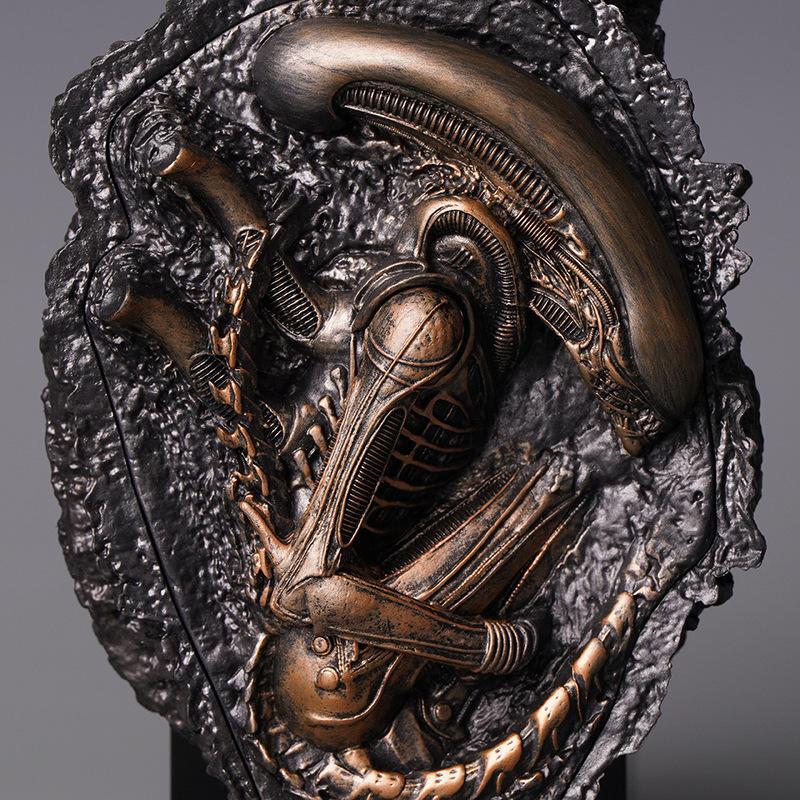 Alien Romulus Original Alien Wandmontierte Actionfigur Sammlerstück Modell Dekoration für Sci-Fi-Enthusiasten