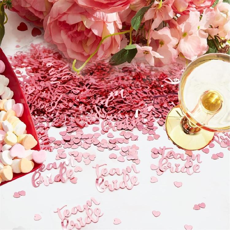 Glittering Party Confetti For Wedding Reception PVC Team Bride Scatter Formal Event Reception Table Decoration Props