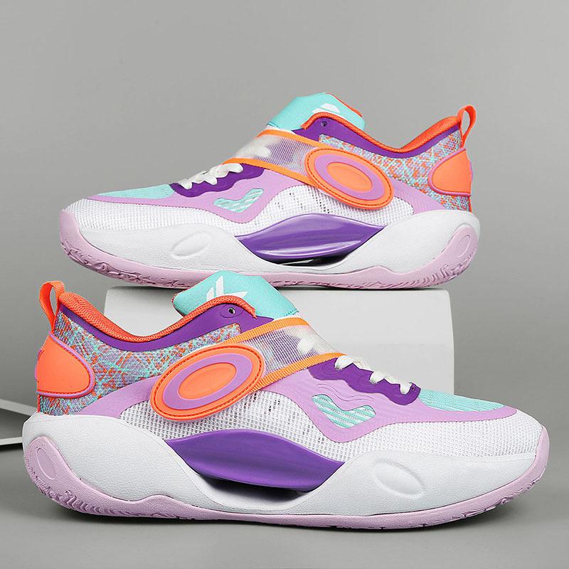 

Basketball shoes for men and women couple sports new high elastic mesh breathable sports shoes for men 45