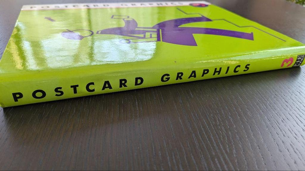 [USED] "Postcard Graphics 3" Design Art Book Pie Books