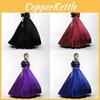 Renaissance Festival Party Cosplay Dress Victorian Gothic Vintage Retro Women's Ball Gown