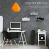 6 Pack Floating Shoe Shelves,white Acrylic Wall Mounted Shoe Display Shelves,for Display Collectibl