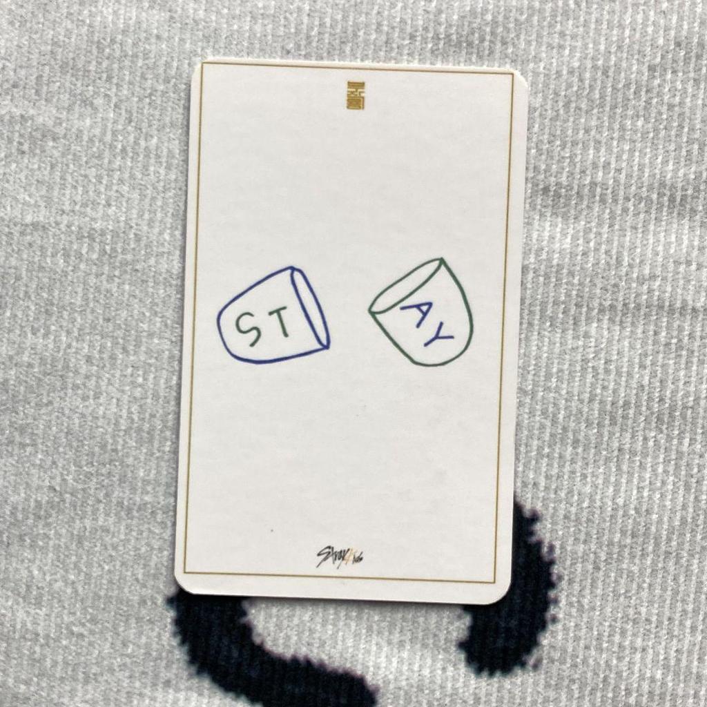 [USED] Reno Stray Kids YELLOW WOOD Limited Edition Sanok Trading Card