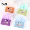 2Pcs Cat Toys Soft Plush Pet Toy Funny Hilarious Big-Mouth Afro Catnip Toy Bite-Resistant Scratch-Resistant Kitty Toy for Indoor Cats