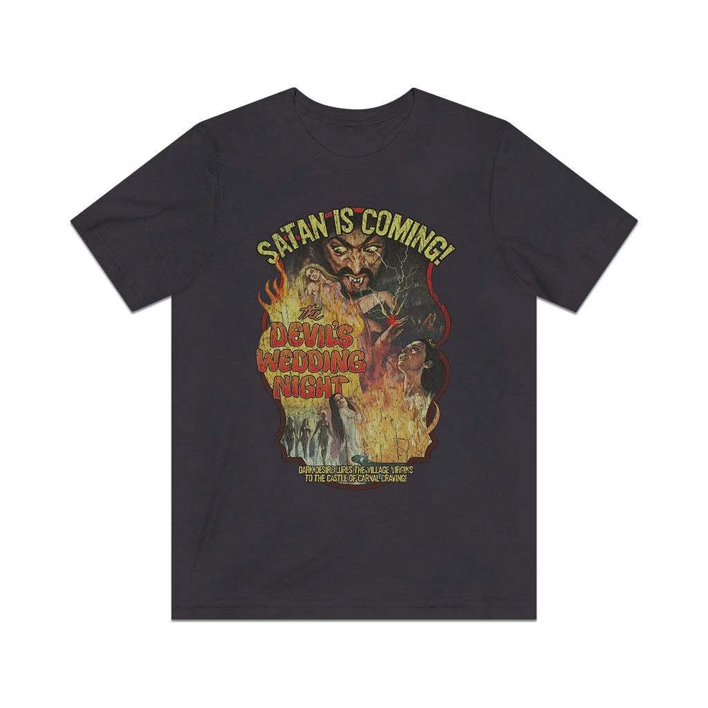The Devil s Wedding Night 1973 Vintage Men s T shirt 4XL