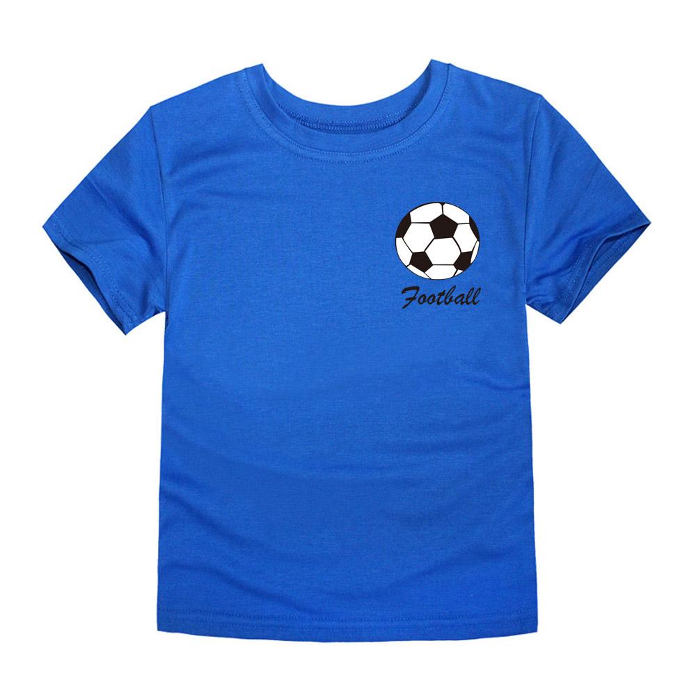 Boys Girls T Shirt Football for Kids Toddler 2 to 4 6 7 8 9 10 11 12 13 14 Years 100% Cotton Short Sleeve Tshirt Summer Clothes