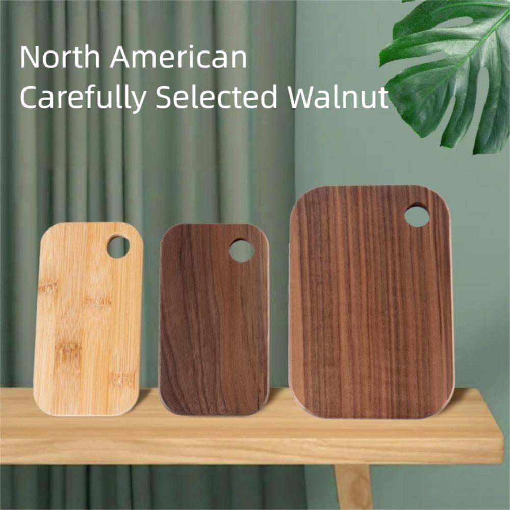 Drewniane deski do krojenia na zewnątrz Dwustronne orzechowe Mini deski do krojenia Przenośna deska do krojenia owoców Do pudełka na lunch 800/1000 ml