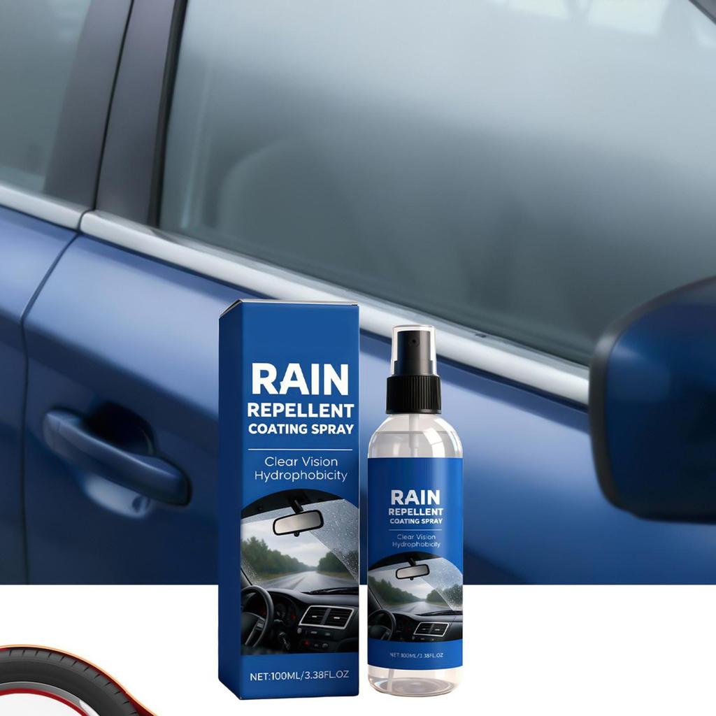 100ml Car Glass Coating Agent Rainproof Windshield Rain Water Repellent Liquid Long-Lasting Cleaner Car Waterproof Spray